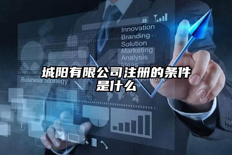 城陽(yáng)有限公司注冊(cè)的條件是什么